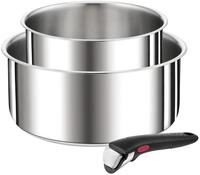 TEFAL Ingenio L9739302 Kochtopf-Set, 3-teilig, 16/20 cm + abnehmbarer Griff,