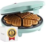 Bestron Waffeleisen f&uuml;r klassische Herzwaffeln, Waffelmaker mit Antihaftbeschichtung