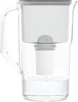 Wessper Wasserfilter Kanne Grau Filterkanne 2,8L inkl. 1 Filterkartusche | Ersatz