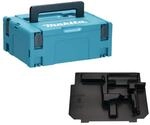 Makita MAKPAC 2 Systemkoffer - mit Einlage f&uuml;r 14 V und 18 V Schrauber BHP / DHP /