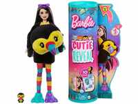 Barbie Cutie Reveal, bewegliche Tukan-Accessoires, 10 Überraschungen, Tierspielzeug,
