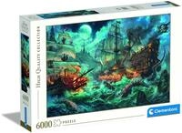 Clementoni - 36530 Collection Puzzle - Pirates Battle - Puzzle 6000 Teile ab 14