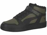 PUMA Unisex Adults Rebound Mid Strap WTR Sneaker, Burnt Olive Black