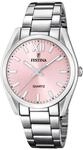 Festina Damen Uhr Analog Edelstahl 316L Silber - Quarzwerk - Mineralglas