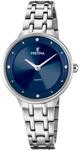Festina Damenuhr Analog aus Edelstahl 316l Silberfarben | Quarzwerk,