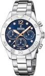 Festina Damen Uhr Analog Edelstahl 316L Silber - Quarz Chronograph - Mineralglas