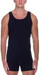 Bruno Banani Herren Sportshirt Infinity Unterhemd, per Pack Blau (Dunkelblau 090),