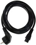 PremiumCord kpspt3 Netzkabel Mickey Mouse 230V 3m, Stromkabel mit Schutzkontakt