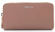 Tamaris Amanda Geldb&ouml;rse Leder 19 cm, Taupe