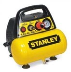 Stanley Kompressor DN200/8/6 inkl. 6 Zubeh&ouml;rteile - Luftkompressor 8 Bar - 6L -