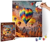 Schipper 609130858 Malen nach Zahlen, Hei&szlig;luftballons - Bilder malen f&uuml;r