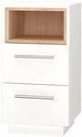 Vicco Nachttisch Beatrice, Wei&szlig;, 36 x 68 cm, zur platzsparenden Ablage von