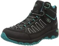 Br&uuml;tting Mount Meloni Damen Trekking- & Wanderstiefel, Schwarz/T&uuml;rkis, 38 EU