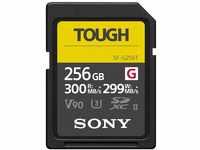 Sony SDXC UHS-II Speicherkarte mit 256GB, Schreiben mit 299 MB/s, 4k Video,