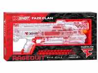 X-Shot-Chaos-Ragequit Faze - Transparenter Kugel-Blaster mit 24 Kugeln