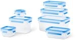 EMSA Clip & Close Frischhaltedosen-Set, 0,15 u. 0,2 u. 2 x 0,55 u. 1,1 u. 1 u. 2,2 L,