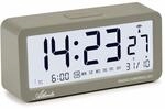 Atlanta Funkwecker Digital-Wecker LCD Snooze Licht Lautlos Ohne Ticken 3 Weckzeiten