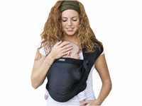 Minimonkey -Tragetuch Mini Sling schwarz für Neugeborene ab Geburt (0 - 2 Jahre) bis
