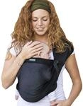 Minimonkey -Tragetuch Mini Sling schwarz f&uuml;r Neugeborene ab Geburt (0 - 2 Jahre) bis