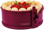 coox Springform mit Glasboden ⌀ 18 cm in Dunkelrot, backen und direkt auf der