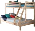 Vipack Familienbett &ndash; Natur &ndash; 3 Schlafpl&auml;tze