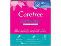 Carefree Cotton Feel Normal Slipeinlagen, 56 Stück (1 Packung) (Verpackung kann