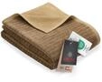 Ibena Fano Kuscheldecke 150x200 cm &ndash; Wohndecke braun camel, tolle Wendedecke aus