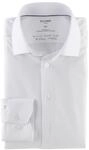 OLYMP Herren Oberhemd Langarm Luxor.24.Seven,Twill,modern fit,Global Kent,Weiss...
