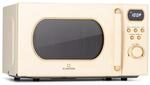 Klarstein Mikrowelle mit Grill, 800 Watt Mikrowelle Klein,...