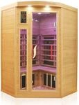 Dewello&reg; Infrarotkabine Infrarotsauna LAKEFIELD PRO 140x140 inkl. Duo Strahler,