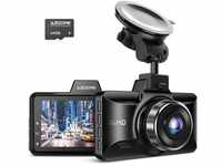AZDOME Dashcam 1080P FHD Autokamera mit 3 Zoll Bildschirm, 150°...