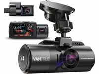 VANTRUE N4 3 Lens 4K Dashcam Auto 2.5K+ 2.5K+ 1080P vorne hinten innen, HDR/...