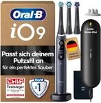 Oral-B iO Series 9 Elektrische Zahnb&uuml;rste mit 3 Aufsteckb&uuml;rsten, Schwarz - Electric