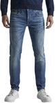 PME Legend Herren Jeans Commander 3.0 - Relaxed Fit - Blau - Fresh Mid Blue,