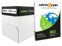 versando 2.500 Blatt Recyclingpapier DIN A4 EcoWhite 80g Kopierpapier...