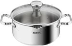 Tefal Duetto A70542 Kochtopf 20 cm, hochwertiger Edelstahl 18/10, graduiert,