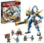 LEGO NINJAGO Jays Titan-Mech, Ninja-Spielset mit Jay, Nya und gr&uuml;ner Skelett-Krieger