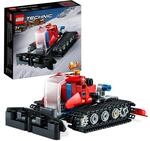 LEGO Technic Pistenraupe, 2in1 Winter-Fahrzeug-Modell-Spielzeug mit Schneemobil,