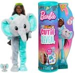 Barbie Cutie Reveal, bewegliche Elefanten-Accessoires, 10 &Uuml;berraschungen, Haustier,