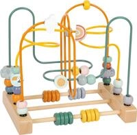small foot Motorikschleife "Safari" aus Holz, Motorikspielzeug f&uuml;r Kinder, mit 3