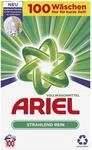 Ariel Waschmittel Pulver, Waschpulver, Vollwaschmittel, 100 Waschladungen, Strahlend