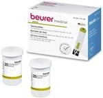 Beurer Blutzucker-Teststreifen zur Verwendung mit GL 48 und GL 49, 50 St&uuml;ck (2 x