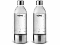 aarke 2er-Pack PET-Flaschen für Wassersprudler Carbonator 3, BPA-frei mit Details in