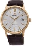 Orient Herren Analog Automatik Uhr mit Leder Armband RA-AC0F04S10B, Braun