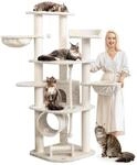 HAPPYPET Gro&szlig;er Kratzbaum Stabil 'Parker' 171 cm - 11 cm St&auml;mme, Haus &