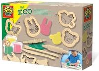 SES Creative 24917 &ndash; Eco Knete Set mit Holzwerkzeugen, Umweltfreundlich, F&ouml;rdert