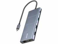 Anker 565 11-in-1 USB-C Hub, Docking-Station mit 10 Gbps USB-C & USB-A...