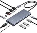 Anker 565 11-in-1 USB-C Hub, Docking-Station mit 10 Gbps USB-C & USB-A Datenports, 4K