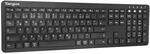 Targus AKB864DE Antimikrobielle Bluetooth-Tastatur f&uuml;r mehrere Ger&auml;te in voller