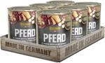 BELCANDO Nassfutter f&uuml;r Hunde, Pferd mit Kartoffel, 6X 800g Dose, Hundefutter...